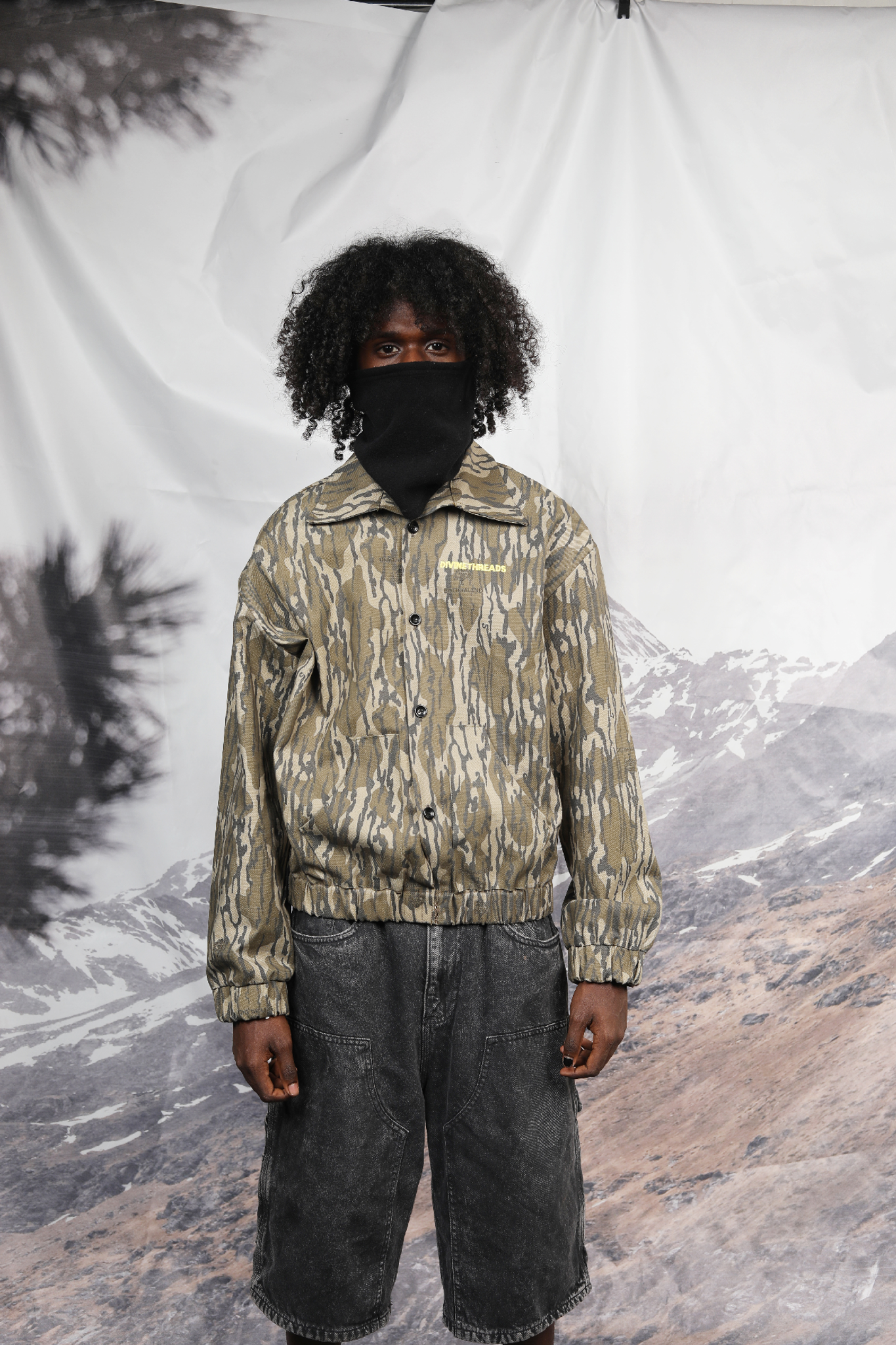 UNISEX CAMOUFLAGE BOMBER JACKET - Image 5