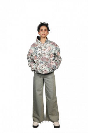 UNISEX FLORAL JACQUARD HOODIE 2.0