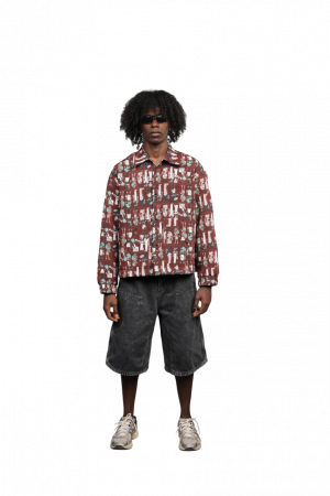 UNISEX EGYPTIAN HIEROGLYPHIC JACKET