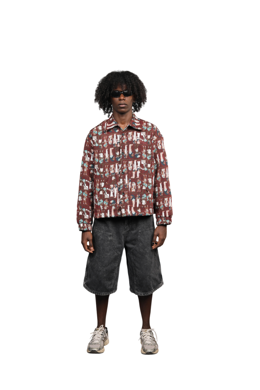 UNISEX EGYPTIAN HIEROGLYPHIC JACKET