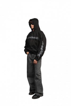 UNISEX OVERSIZED DENIM HOODIE