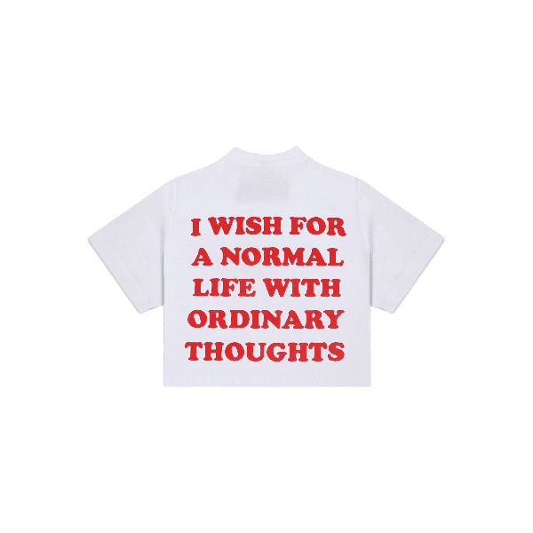 I WISH I WAS NORMAL CROP TOP - Image 2