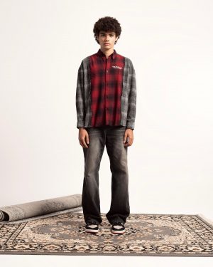 Uneven Flannel Shirt 3.0